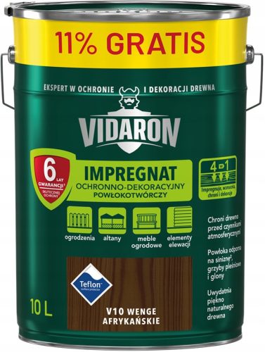 Vidaron V10 African Wenge Holzimprägnierung 10 l