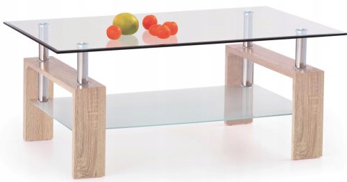  Halmar Diana H rechteckiger Couchtisch 110 x 60 x 55 cm, Sonoma-Eiche