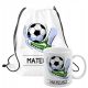  Taschen-SET BECHERTASCHE + DEIN NAME 42 x 34 cm