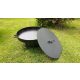  WROUGHT Garten-Feuerstelle 70cm für Grill + Abdeckung