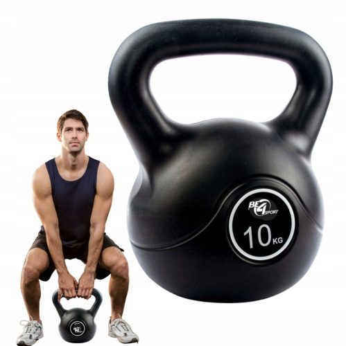  Kettlebelle Be4Sport 10 kg schwarz
