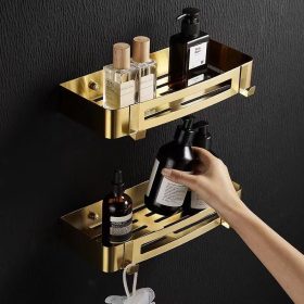  BADEZIMMERREGAL FÜR DUSCHE SUS304 GOLD 2 Stk