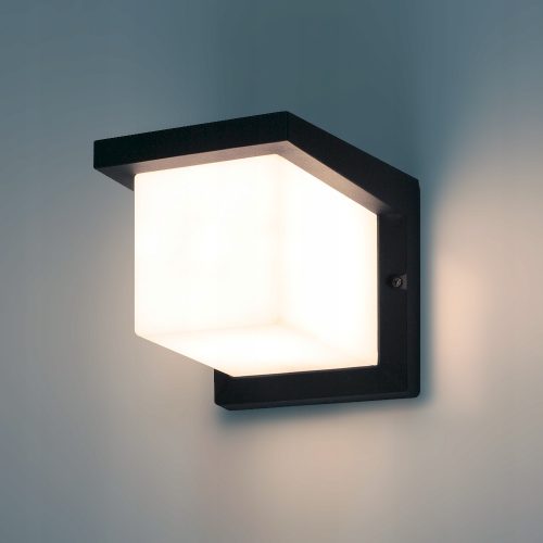 Gartenwandlampen, außen Kwazar Luminaire Gartenwandleuchte schwarz E27 50 W