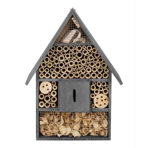  Ein Haus für Insekten und Bienen, ein Hotel, ein großes Mauerbienenhaus