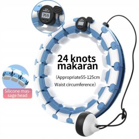    Schlankheits-Hula Hop mit einem Gewicht mit Nüssen und einem Zähler (11065)