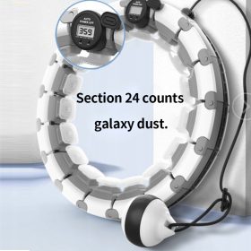    Schlankheits-Hula Hop mit einem Gewicht mit Nüssen und einem Zähler