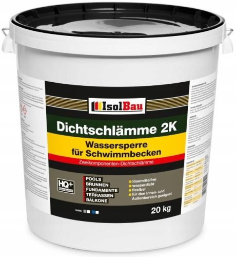20 kg Schlammabdichtung Pool Teich Balkon 2K