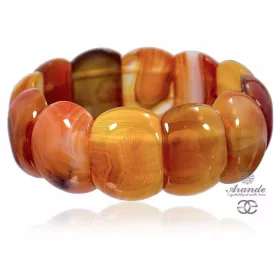  KARNEOL-SCHÖNES NATÜRLICHES ARMBAND-ZERTIFIKAT