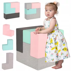  WEICHSCHAUMBLÖCKE FÜR KINDER, VERSCHIEDENE FORMEN