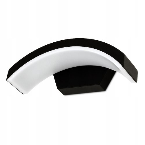 Gartenwandlampen, außen Kwazar Luminaire Gartenwandleuchte, schwarz, integrierte 9-W-LED-Quelle