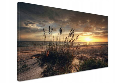 Bilder an der Wand ArtisArt Frau rahmenloses Leinwandgemälde 70x110 cm