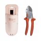 Gartenscheren und Heckenscheren Löwe Handschere 17 cm + Lederholster für Shark Tools Gartenschere