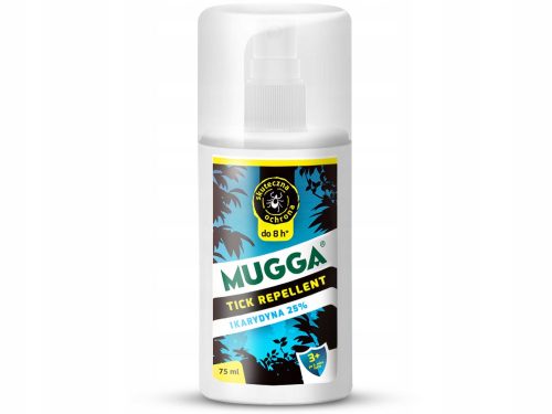 Insektenschutzmittel Sprühgerät, Aerosol gegen Zecken und Mücken Mugga 75 ml