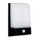  Kwazar Luminaire Gartenwandleuchte, schwarz, integrierte 12-W-LED-Quelle