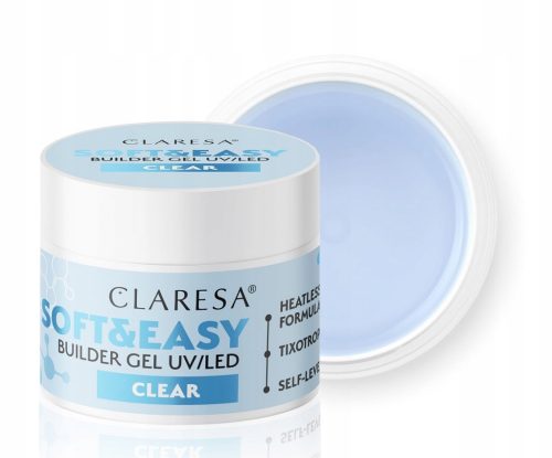  CLARESA SOFT&EASY BUILDING ZUR VERLÄNGERUNG MIT THixotropy CLEAR GEL 90G