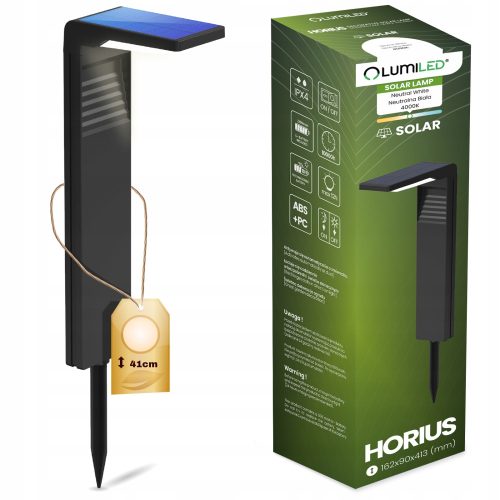  Lumiled Solarlampe, schwarz, 57,5 cm, 1 Stk.