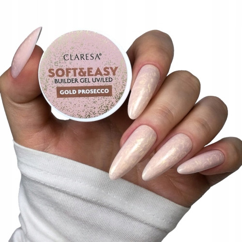  CLARESA SOFT & EASY BUILDER GEL THICSOTROPIA GOLD PROSECCO BUILDER GEL 45G