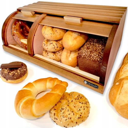 Brotkasten OSTENTO einteiliger Rucksack, Holz