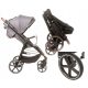  4Baby Stinger Pro graphite Kinderwagen + 4baby „Mama Bag“ Tasche 2023 – Graphite