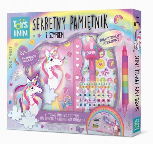  GEHEIME UNSICHTBARE TAGEBUCH-EINHORN-CHIFFRE