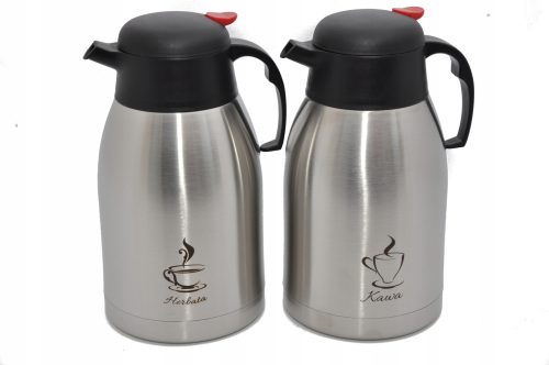 Thermoskanne Für Suppen Tadar Thermoskanne für Getränke, 2,5 l, Silber