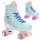  Croxer Amara Rollschuhe Pink, Türkis, Größen 31-34