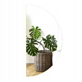  Led Spiegel Halbrund Loft Wand Rahmenlos 90