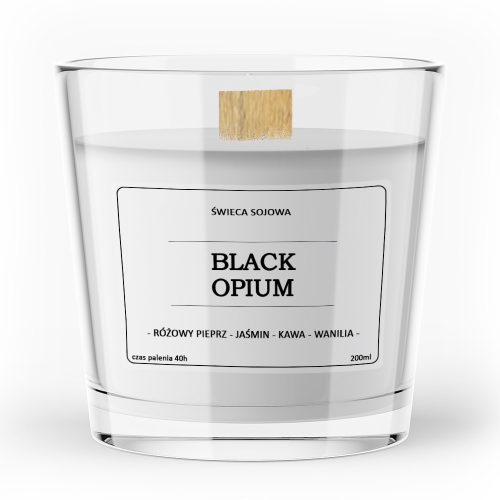 Kerzen BLACK OPIUM Vitafarm Soja-Duftkerze