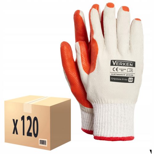 Verken GRIPSTONE X-TRA Pflasterhandschuhe Größe 10 - XL 12 Paar