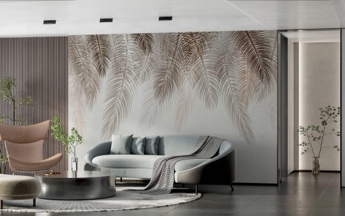 Fototapete Braune Blätter 300x250, Struktur 350g