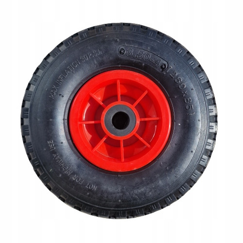 Felgen für Rasenmäher und Traktoren Schubkarrenrad, Rad 3,50-4 260x85, aufblasbar