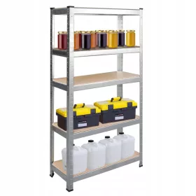    Humberg Lagerregal aus Metall, 180 x 90 x 40 cm, max. 175 kg pro Regal