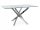  Rechteckiger Tisch Signal Tables 140 x 80 x 75cm silber
