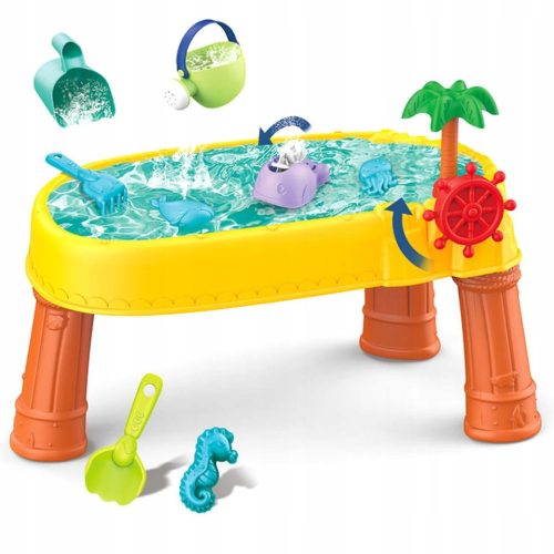 WASSERTISCH WASSERSPIELZEUG SANDKASTEN 2 IN 1 8 Zubehörteile