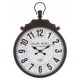 Uhr für zu Hause Art-Pol Wanduhr weiß, schwarz 50cm