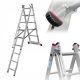 Krause Leiter 4,55 m Aluminium 3 x 18 bis 150 kg
