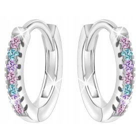  925 SILBER OHRRINGE FÜR EIN MÄDCHEN