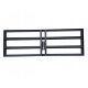 Gartenrechen Hdw-wood Metallrechen 90 x 30 cm