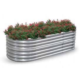  Mini-Gewächshaus 240 cm x 90 cm, verzinkter Stahl