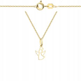  Goldkette mit einem Engel 333