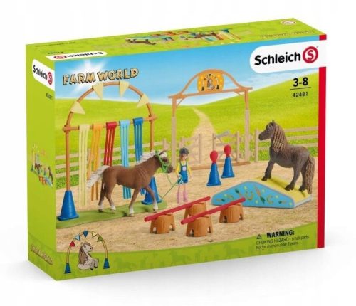  Schleich Figurenset 42481 Agility-Training für Ponys