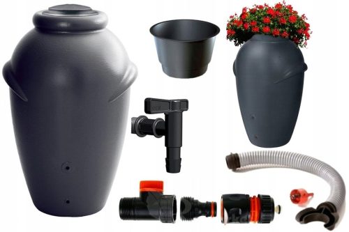 Regenwassersammeltank - Rolmarket Aquacan Regenwassertank Anthrazit 360 l
