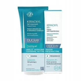  Ducray Keracnyl Gel 200 ml + Keracnyl PP + Akne 30 ml