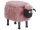  Beliani rosa Hocker