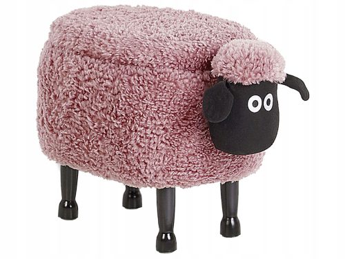  Beliani rosa Hocker