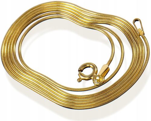  GOLD-SILBERKETTE 60CM 24K VERGOLDET