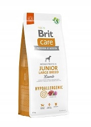  BRIT Care Dog Hypoallergenic Junior Large Lamm 12k
