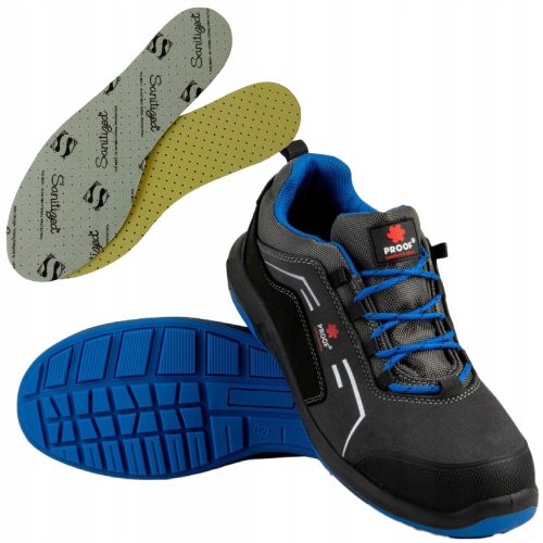 Proof-Arbeitsschuhe, Halbschuhe, KAPS7 WORK ANKLES, Größe 44