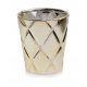  Polnix Blumentopf 15 cm x 14 x 15 cm Durchmesser 14 cm Keramik in den Farbtönen Gelb und Gold