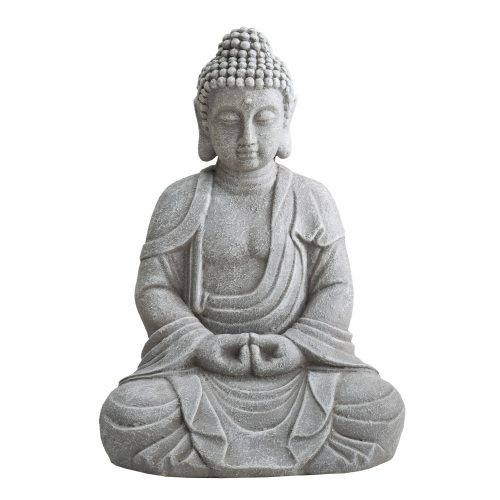  BUDDHA-FIGUR, GARTEN-BUDDHA-STATUE, DEKORATION, TON